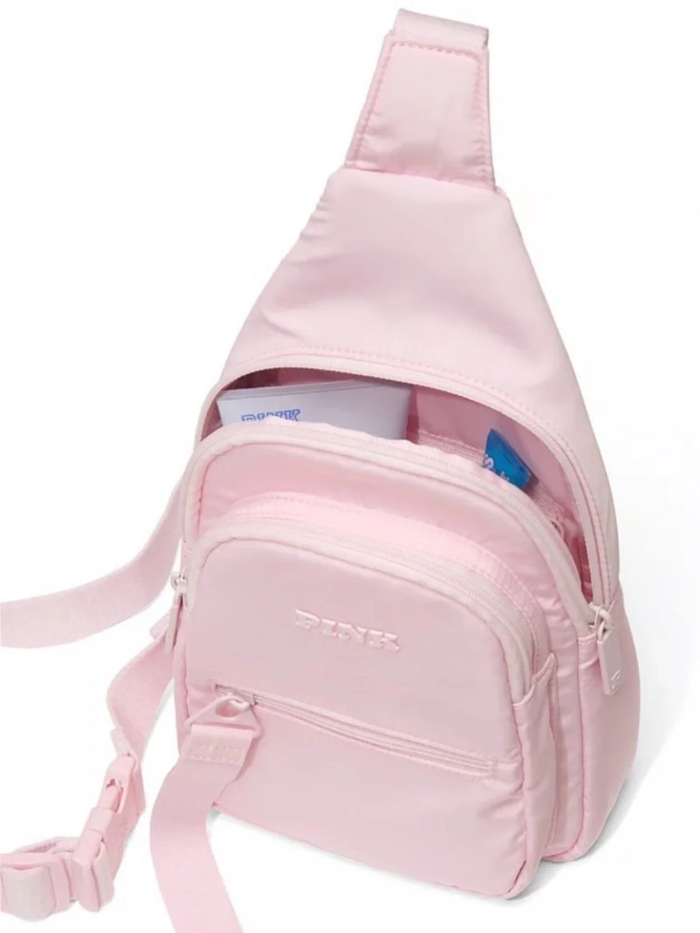 PINK Victoria's Secret Light Pink Crossbody Sling Bag